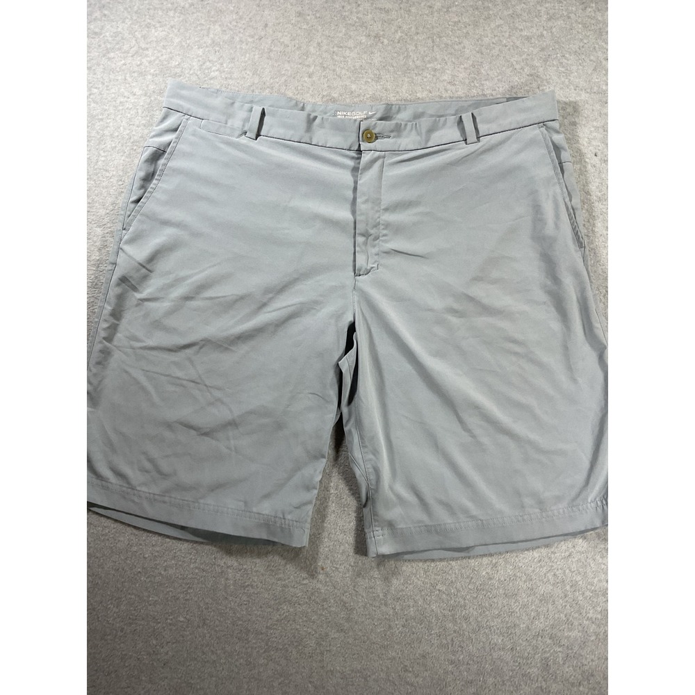 Nike Golf Tour Performance Dri-FIT Shorts Mens 40 Gray Flat Front 2443
